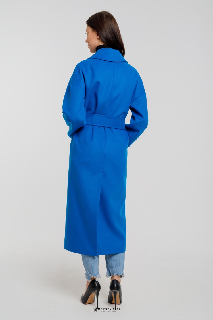 Пальто Top Classic  №ЛГ025. Цвет синий. Вид 2