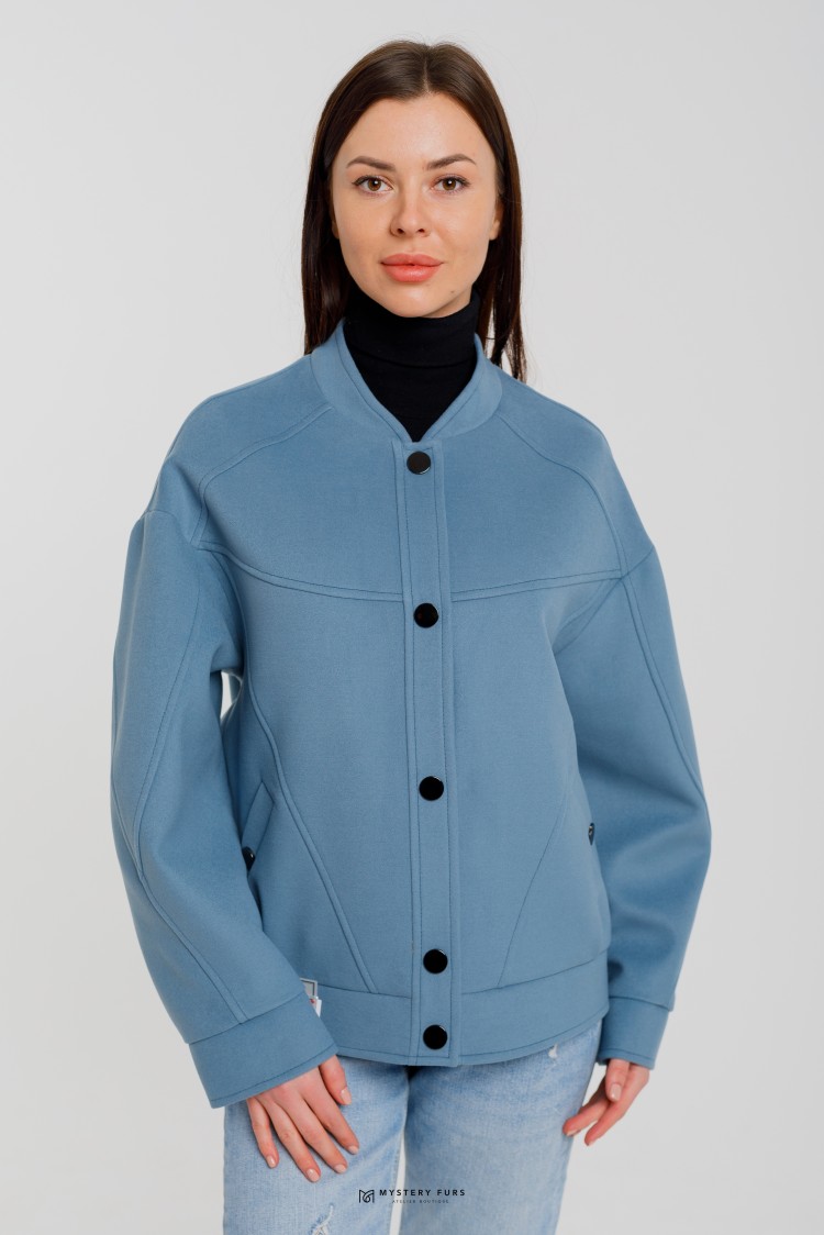 Куртка Lily  №ЛГ030. Цвет голубой. Вид 3