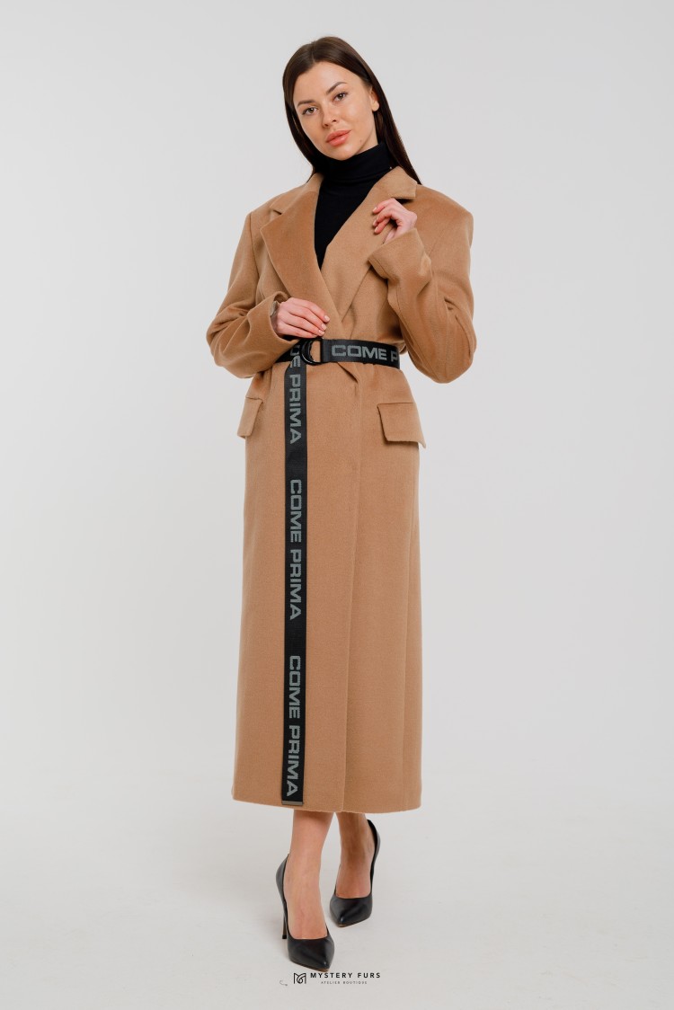 Пальто Crombie Lady  №ЛГ042. Цвет кремовый
