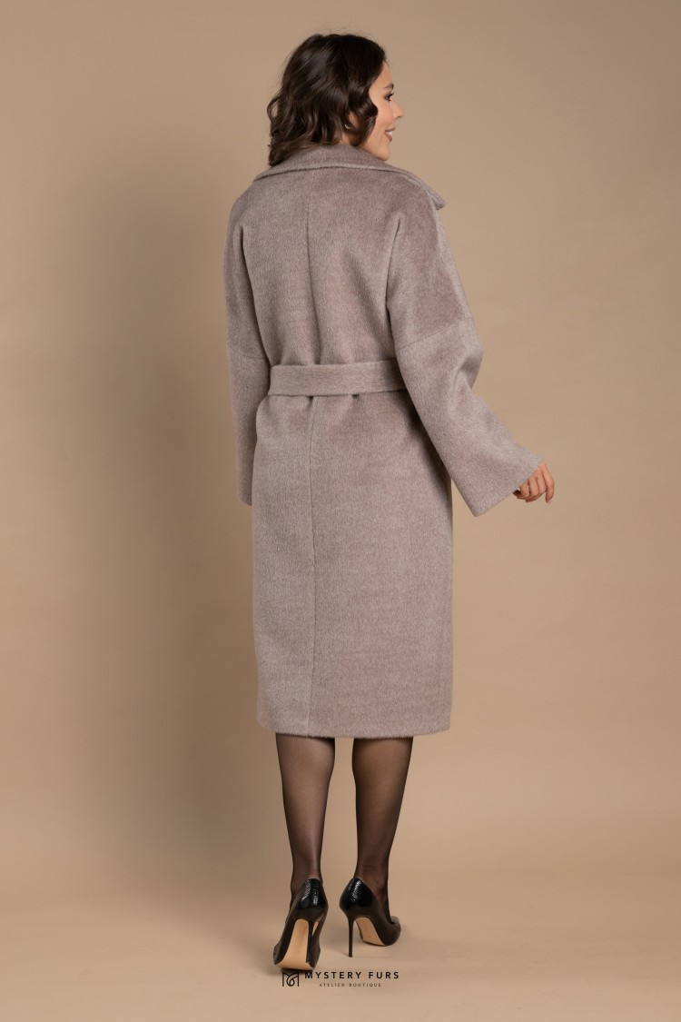 Пальто Soft Classic №ПД0001. Цвет серый. Вид 1