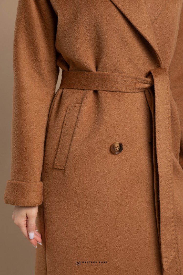Пальто Max Mara Style  №ПД0012. Цвет коричневый. Вид 2