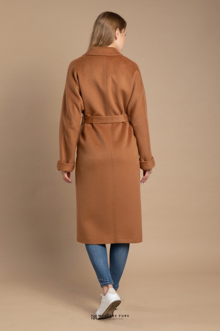Пальто Max Mara Style  №ПД0012. Цвет коричневый. Вид 3