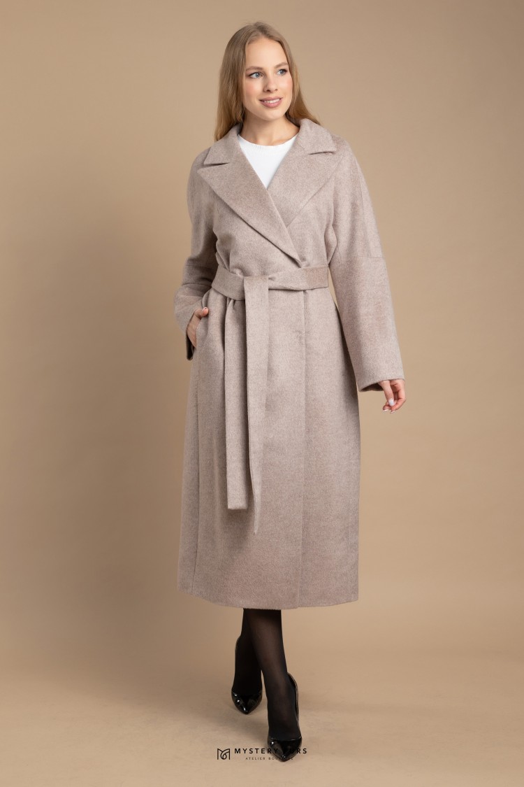 Пальто Piu Classic №ПД0043. Цвет серый