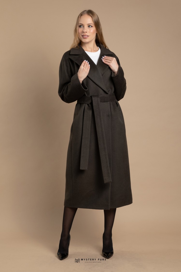 Пальто Piu Classic №ПД0046. Цвет чёрный