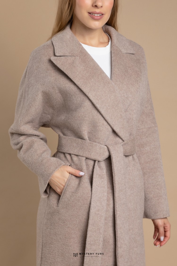 Пальто Piu Classic №ПД0049. Цвет серый. Вид 2