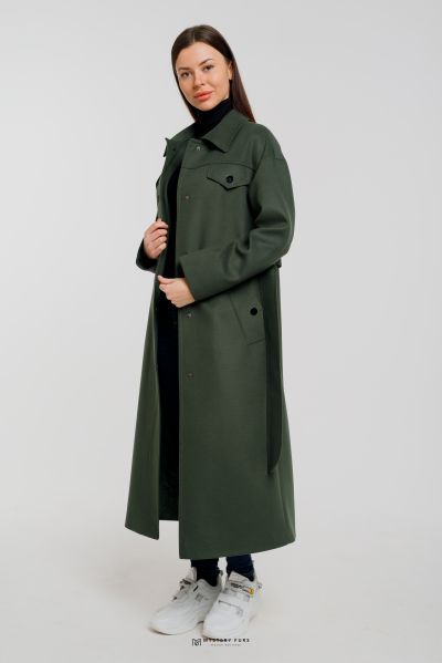 Пальто Safari Style  (зеленый)