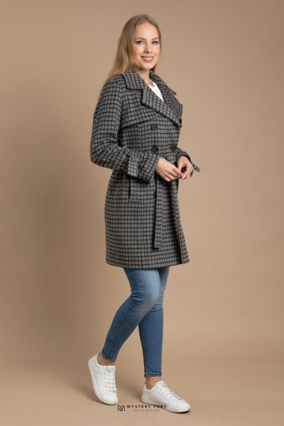Пальто Trench Coat  (серый)