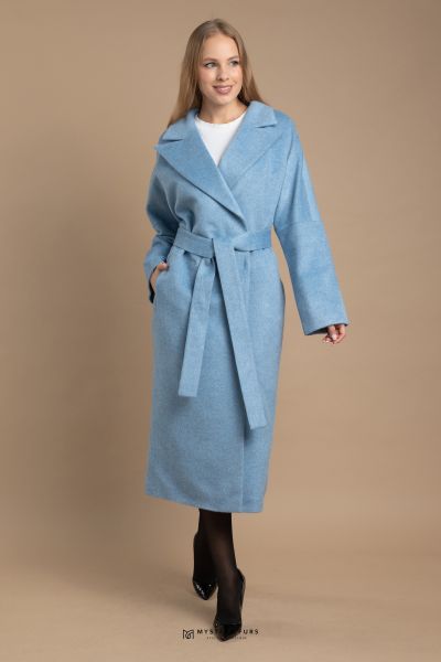 Пальто Piu Classic (голубой)