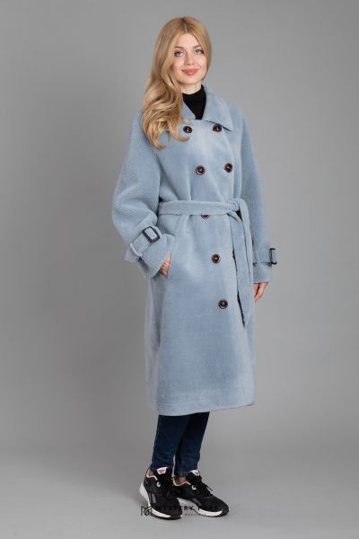 Пальто Redingote  (голубой)