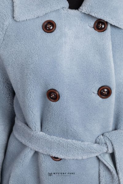 Пальто Redingote  (голубой). Вид 2