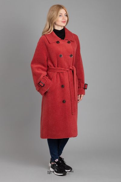 Пальто Redingote  (красный)