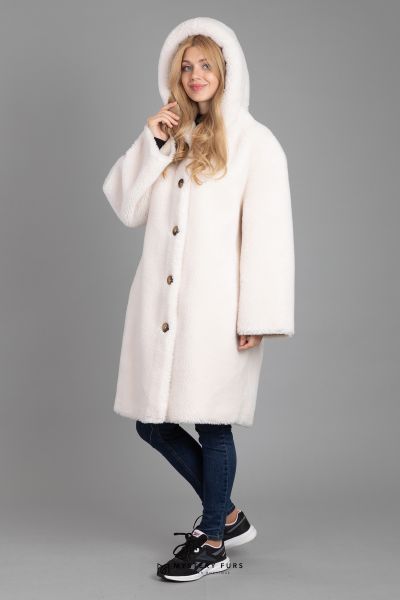Пальто Deary Alpaca  (белый)